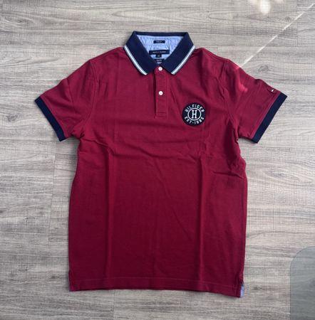 Polo Tommy Hilfiger rot, Grösse L