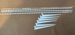 Wandschienen und Träger
