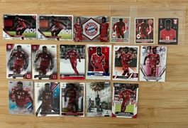 17 verschiedene Alphonso Davies Sammlung Topps / Panini