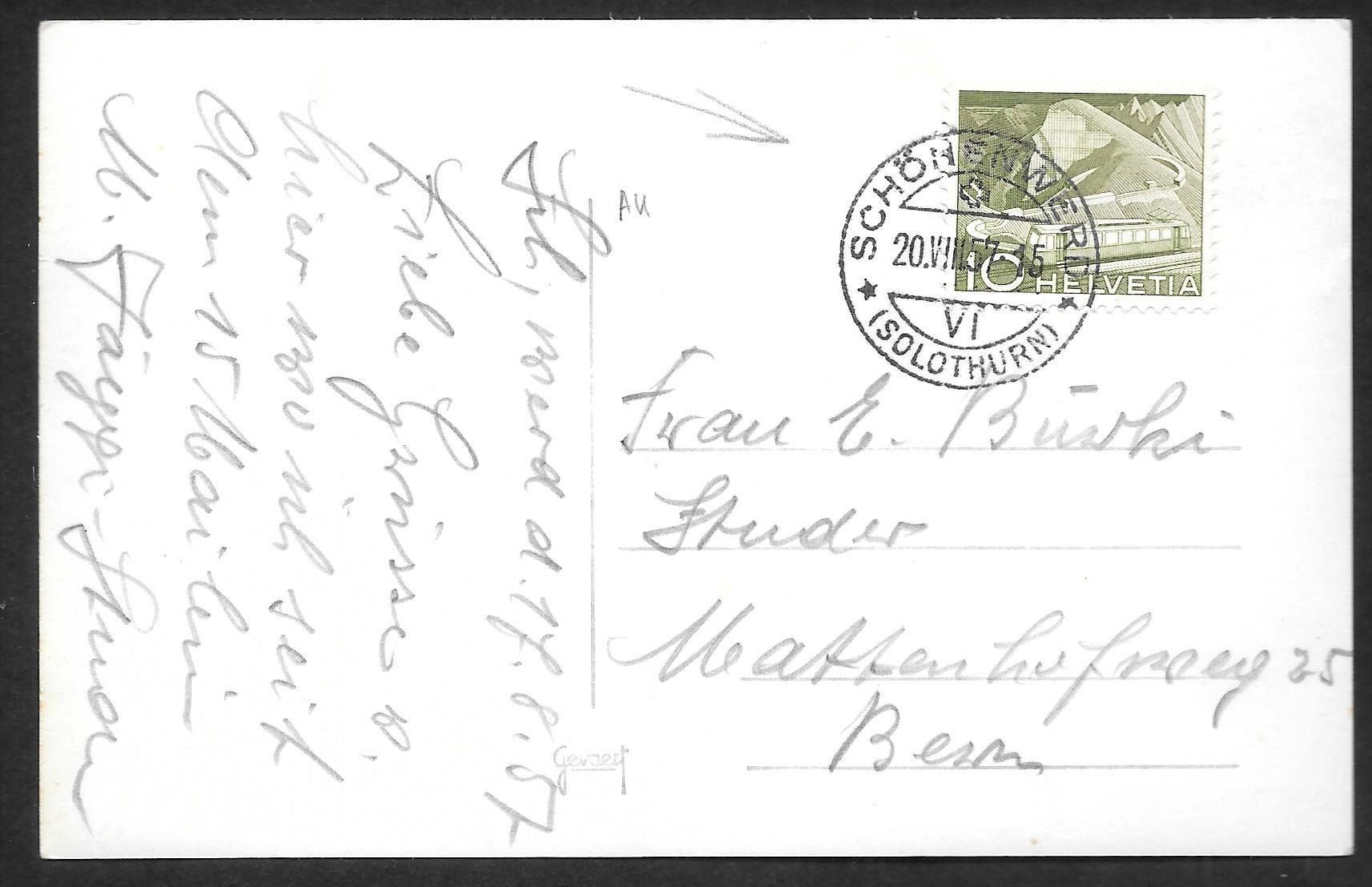 Cartoline postali: Schönenwerd Restaurant Sportplatz – Usato da Olten venduto da clotaldi 1