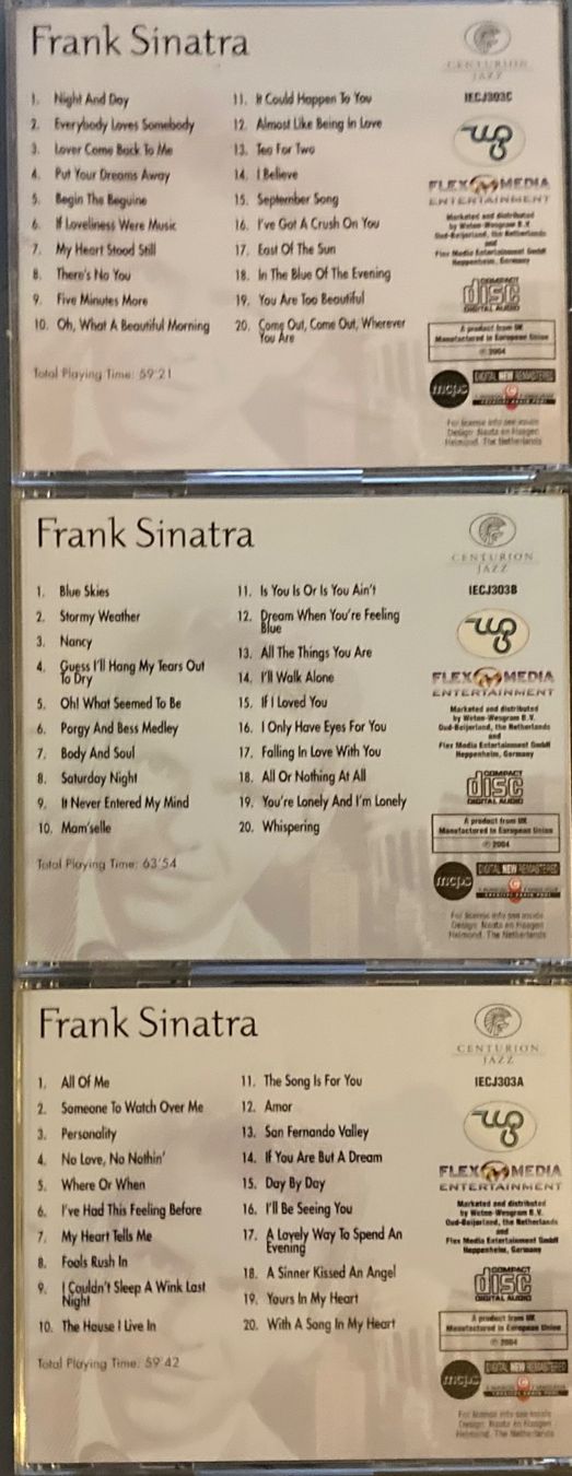 CDs: FRANK SINATRA - PERSONALITY – D'occasion à Poliez-Pittet par Newtown-Records 3