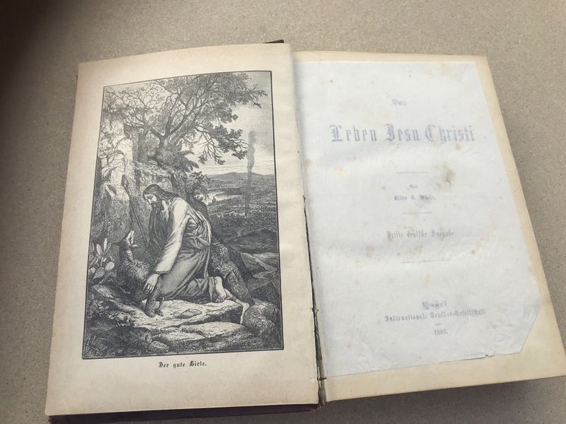 Libri: Das Leben Christi SEHR ANTIK 1887 – Usato da Bergdietikon venduto da book-4-you 1