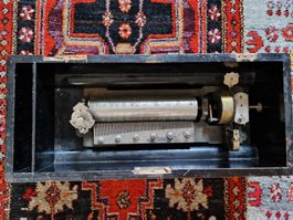 Musikdose Mermod Frères um 1880 - restaurierungsbedürftig