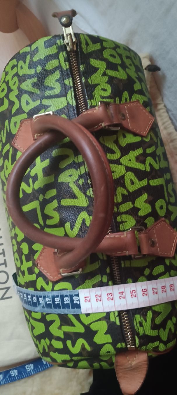Louis Vuitton Taschen für Damen: Louis Vuitton Graffiti Stephen Sprouse Speedy 30 – Neu (gemäss Beschreibung) aus Maienfeld von Andyr44 3