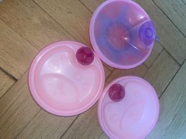 Warmhalteteller diverse Farben 3x diverse Farben