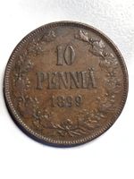 10 Pennia 1899 Finnland  Münze