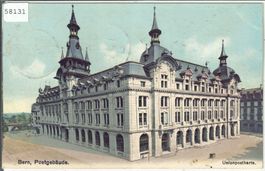 Bern - Postgebäude - Litho