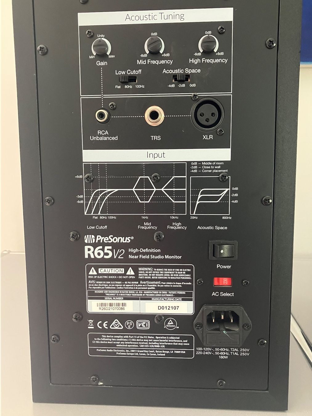 PreSonus Casse acustiche: 2 Studio-Monitore PreSonus R65 V2 - neuwertig – Usato da Menziken venduto da timbuktu1001 2