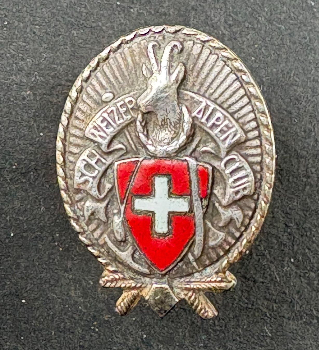 Placchette & Badge: ANSTECKER SCHWEIZER ALPEN CLUB – Usato da Ostermundigen venduto da wini63