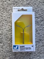 Viessmann N 6495 Peltschenleuchte doppelt Led Weiss Pilone