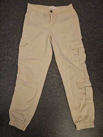 YAYA Damen Hose, Gr. 36, Beige