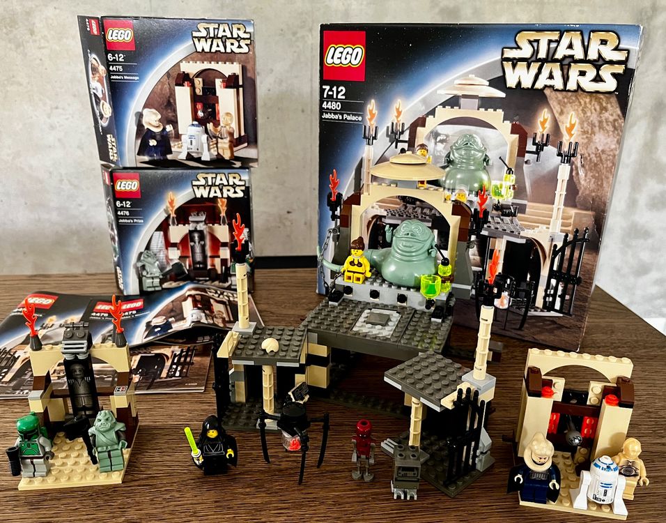 LEGO Star Wars4475 4476 4480 Jabba's Palace, Message, Prize (Gebraucht ...