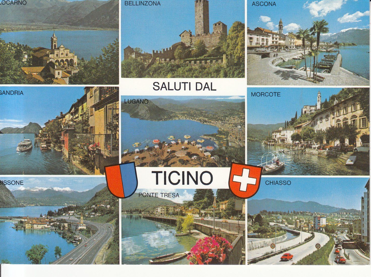 Ansichtskarten: Ticino ca. 1980 – Gebraucht aus Bürglen TG von StampGraf