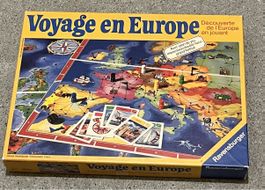 Jeu de société Voyage en Europe Ravensburger année 1980