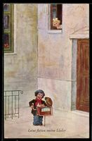 Alfred Mailick: Kind mit Leierkasten sin