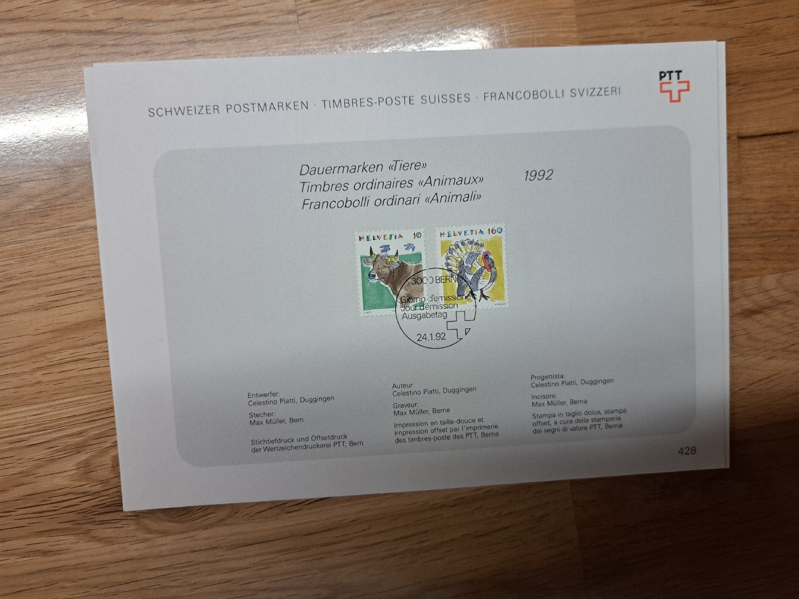Alle Briefmarken: Briefmarkencouvert Helvetia Dauermarke 1992 – Neu (gemäss Beschreibung) aus Chur von linda-schlitzohr 1