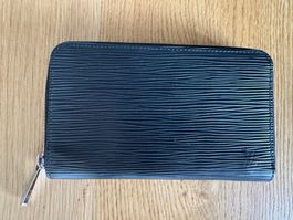 Portefeuille Louis Vuitton noir cuir Epi zippé occasion