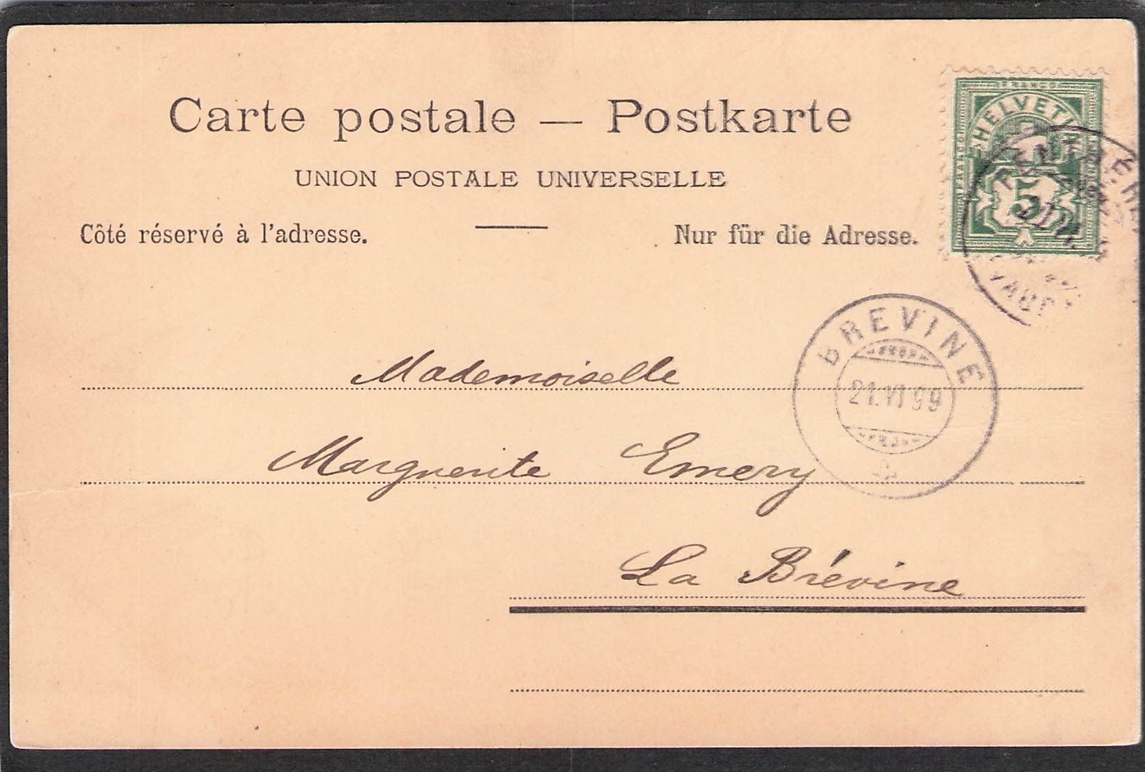 Cartoline postali: ,Château du Châtelard , 1899 – Usato da Reichenburg venduto da ibiza18 1