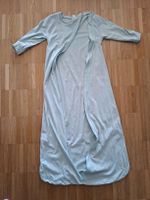 Babyschlafsack langarm hellblau Hessnatur