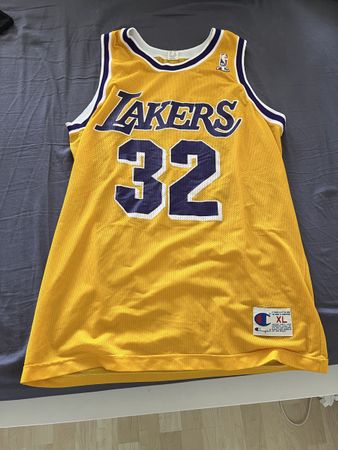 Los Angeles Lakers Home Basketball Jersey? Magic Johnson