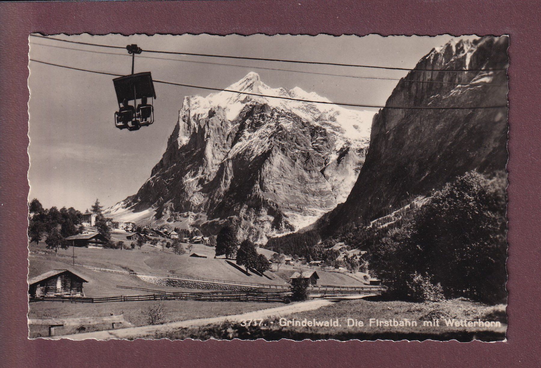 Cartes postales: GRINDELWALD - Firstbahn - Wetterhorn – D'occasion à Pully par nicecards