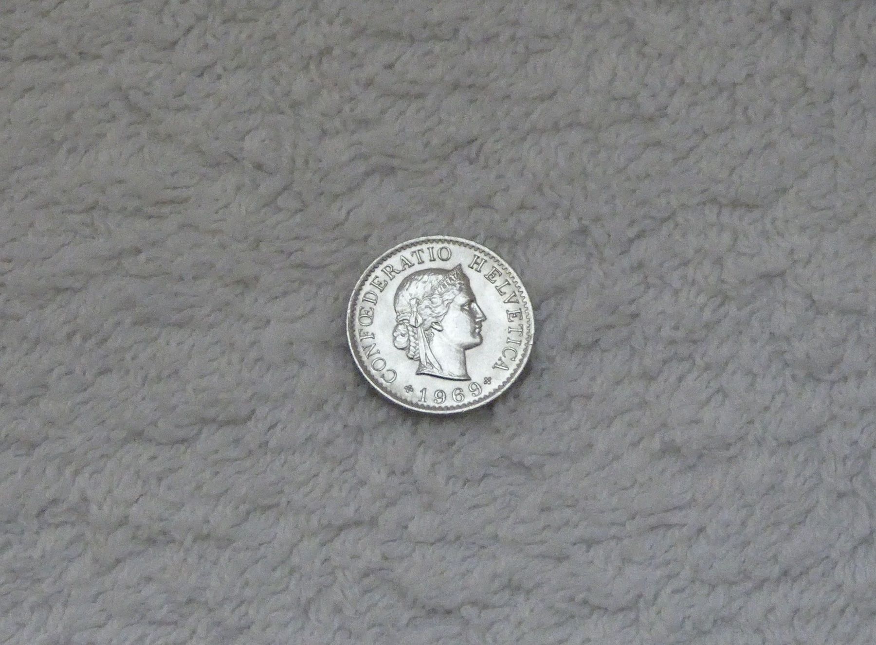 Tutti le monete: 5 centimes/rappen 1969 – Usato da Nyon venduto da Ilmi09