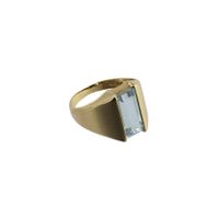 Aquamarin Ring, aus den 1940er Jahren