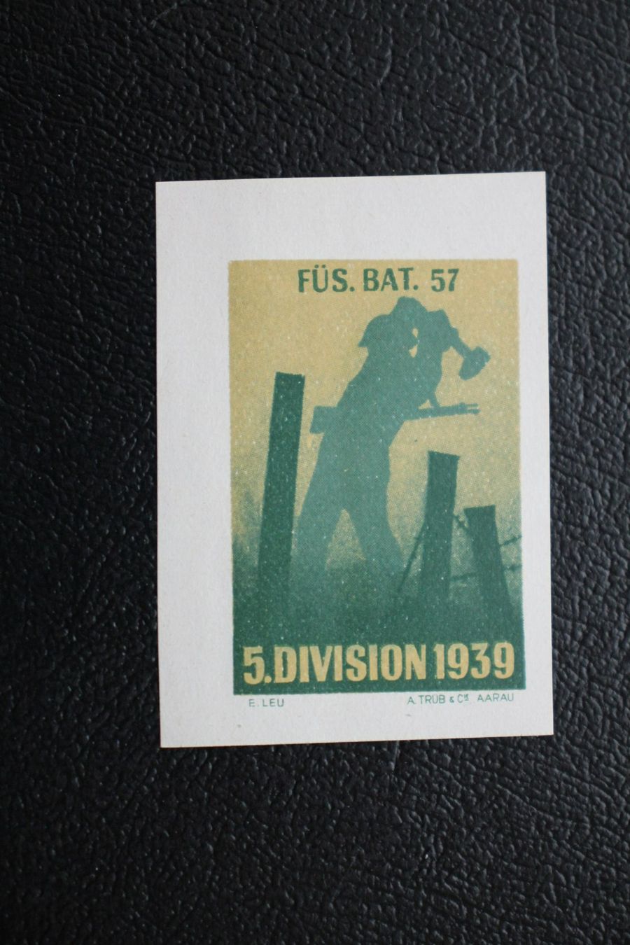 Alle Briefmarken: 5. DIVISION 1939 FÜS. BAT. 57 – Gebraucht aus Wiedlisbach von Hrudolfo