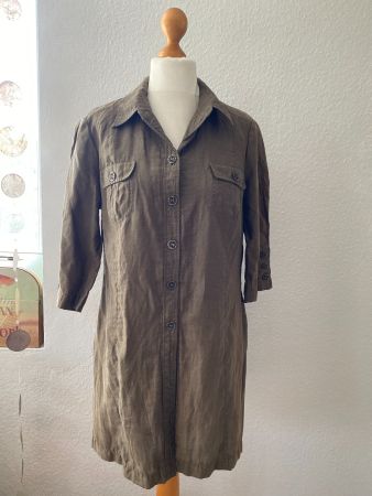 Original Kingfield Tunika, Bluse. Leinen in Gr. 42