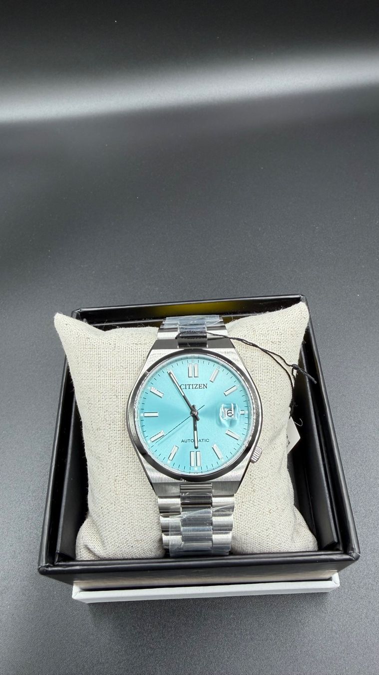 Citizen Orologi: Citizen Tsuyosa - Turquoise - 40MM – Nuovo e nell'imballaggio originale da Versoix venduto da WatchesGeneva