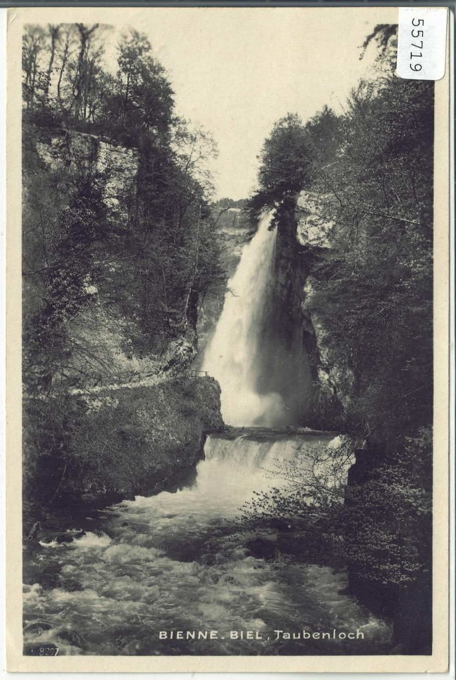 Cartoline postali: Biel-Bienne - Taubenloch - Gorges de la Suze – Usato da Ettingen venduto da Kartenplanet