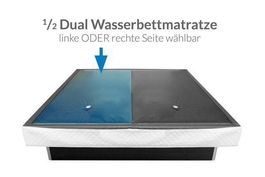 Wasserbett Matratze 1/2 Dual Seite *Neu* 200x200cm