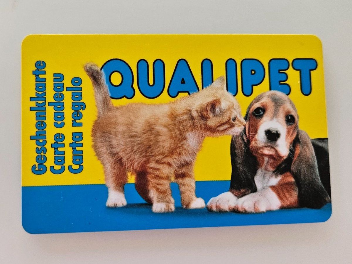 Qualipet Gutscheine: Geschenkkarte QUALIPET – Neu und originalverpackt aus Buchrain von regenblume3
