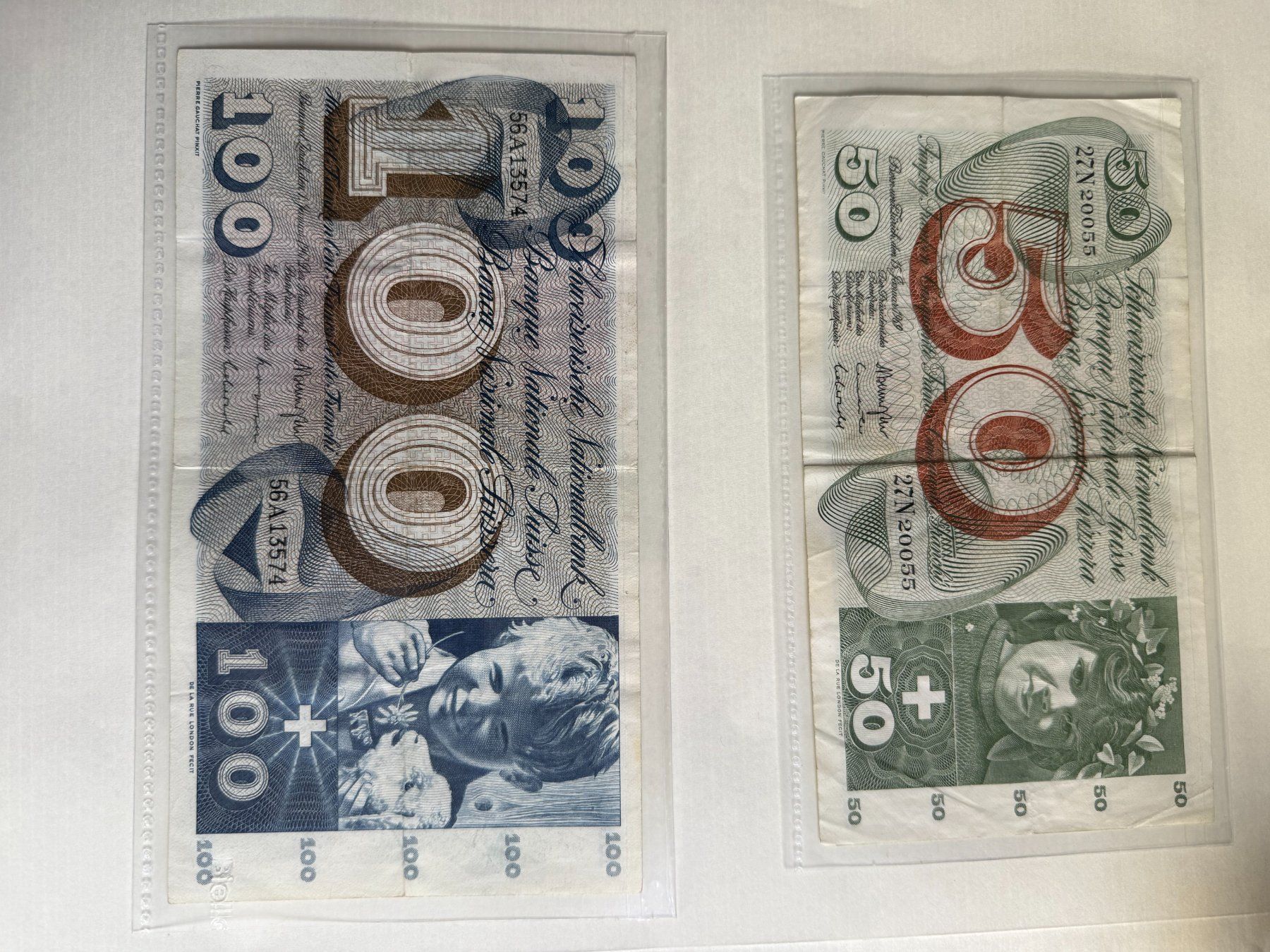 Banconote: Lot de billets de banque Suisse originaux – Usato da Eclagnens venduto da Vialli 1