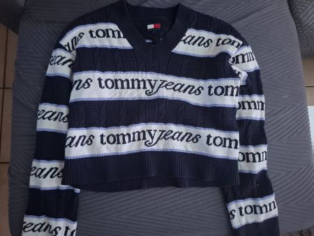 Tommy Jeans Maglione Invernale Blu Taglia M - Ottime Condizi
