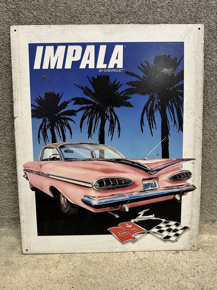 Insegne: Chevrolet gm Impala 1959 – Usato da Reinach AG venduto da rares75