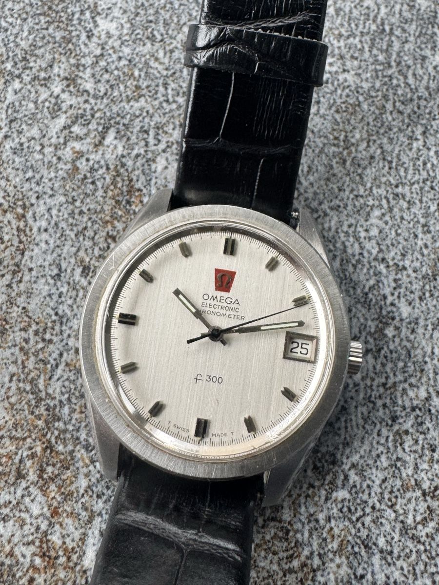 Omega Orologi: Omega Electronic F300 mit Gravur – Usato da Sursee venduto da Dersempacher 1