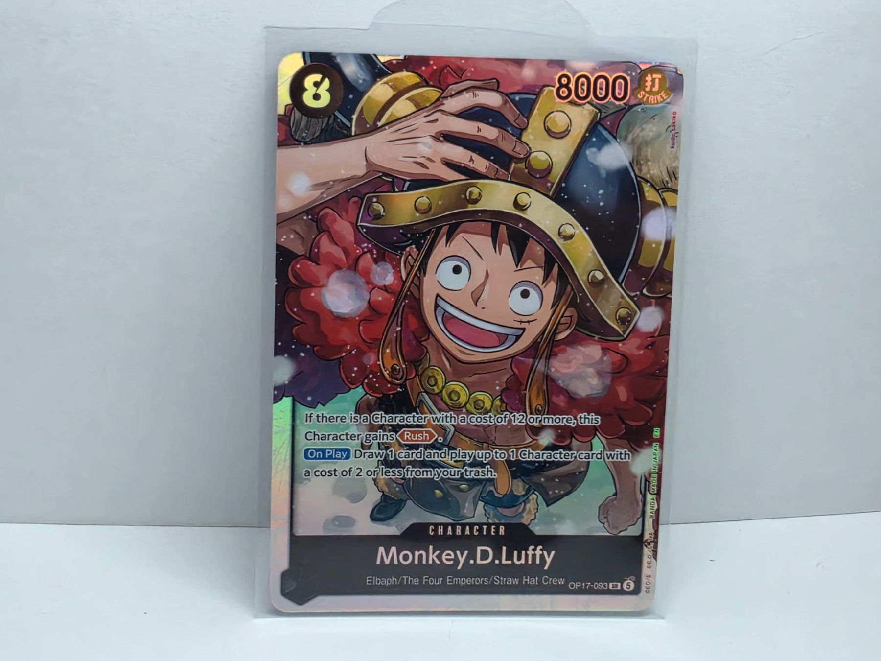 Bandai Cartes à collectionner: One Piece Monkey.D.Luffy OP17-093 SR – Neuf (Voir description) à Biel/Bienne par ManaTavern