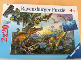 Ravensburger Puzzle Dinosaurier 2x20 Teile ab 4 Jahren