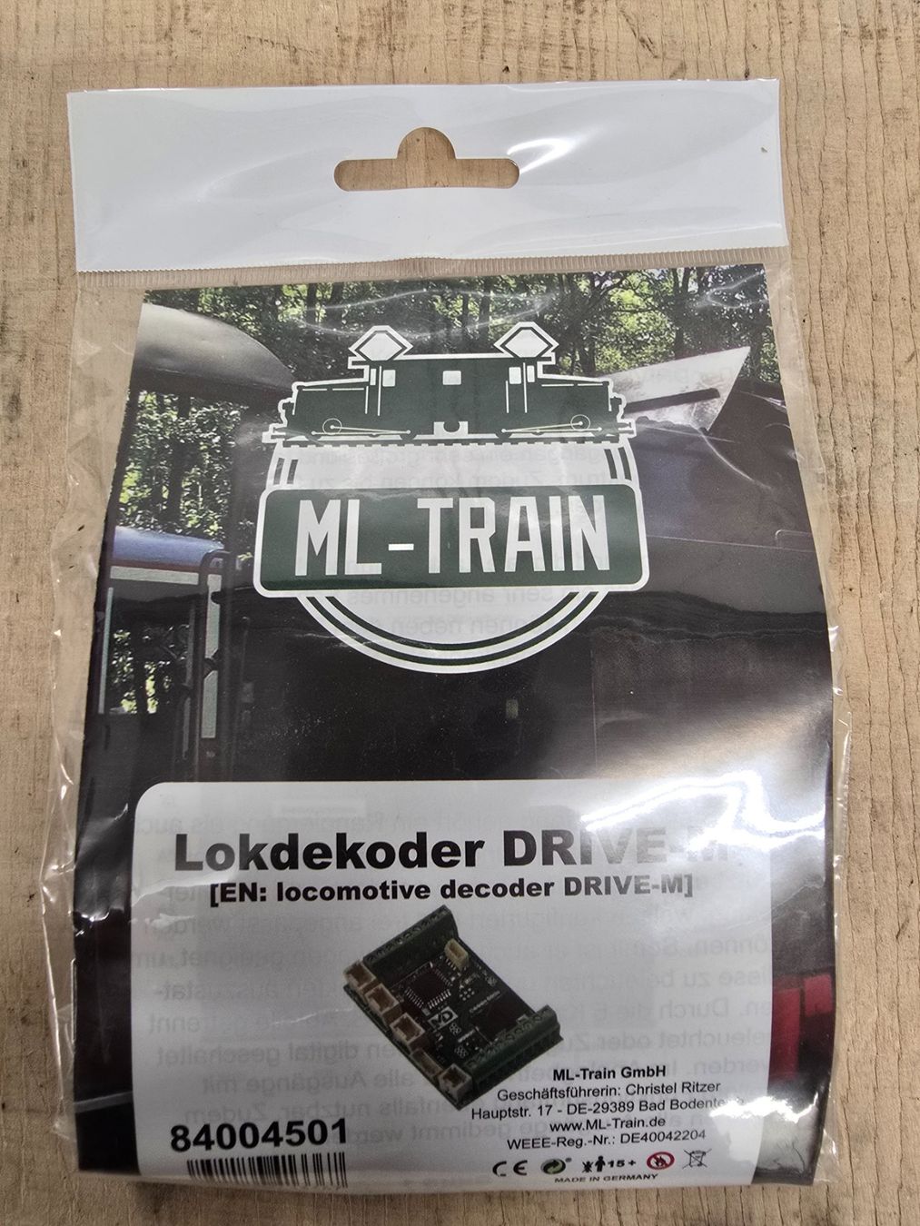 Modelleisenbahnen: Lokdecoder DRIVE-M von ML-Train, neu, Winterprojekt! – Neu und originalverpackt aus Breitenbach von gnieserli