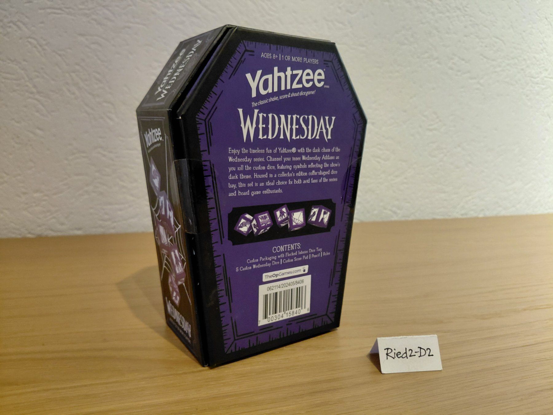 Giochi: Wednesday Yahtzee. NEW – Nuovo e nell'imballaggio originale da La Chaux-de-Fonds venduto da Ried2-D2 1