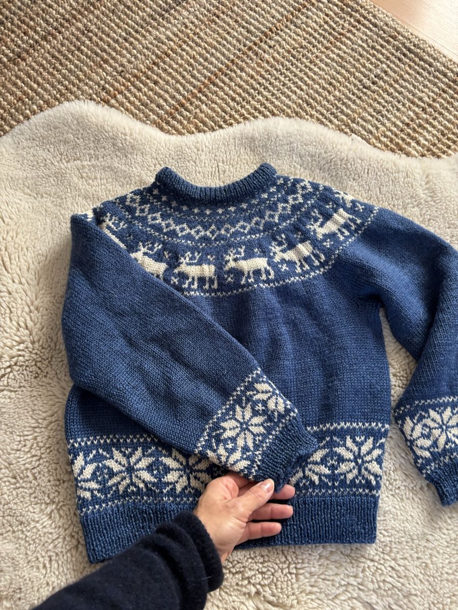 Pulls et sweat-shirts: Handgestrickter norwegischer Pullover, 134/140 – D'occasion à Bern par wisemagpie 3