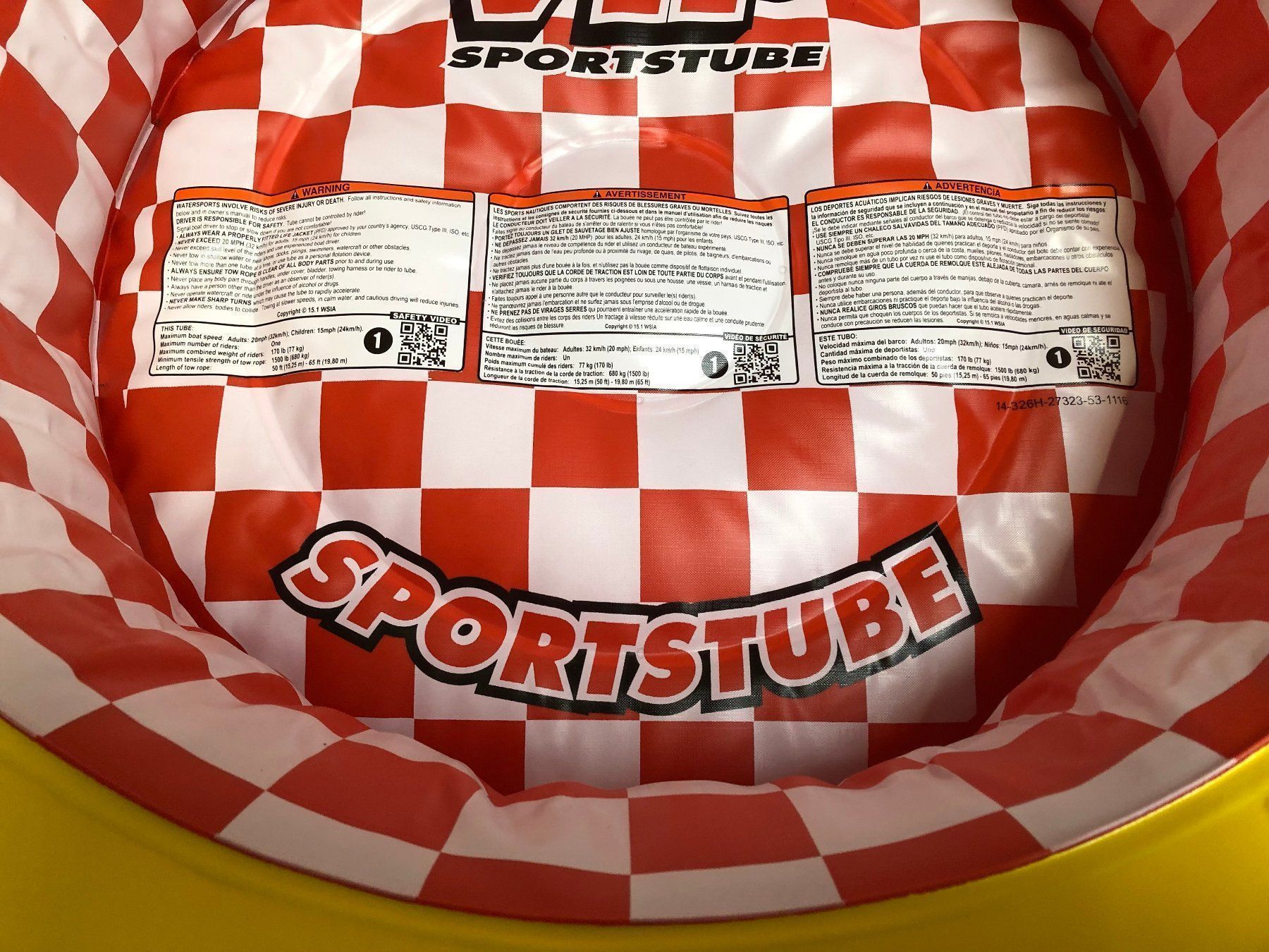 Schwimmringe: SPORTSSTUFF Vip Sportstube – Neu (gemäss Beschreibung) aus Gampelen von Steuer0 5