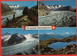 FIESCH Am Grossen Aletschgletscher mit Blausee