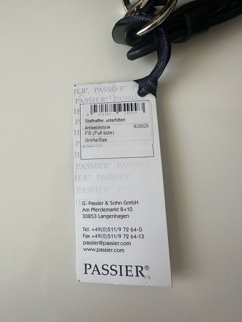 Zaumzeug & Halfter: Passier Lederstallhalfter Unterfüttert – Neu (gemäss Beschreibung) aus Adliswil von shady2207 2