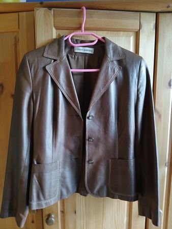 Lederjacke, Damen, cognac, neuwertig, Grösse