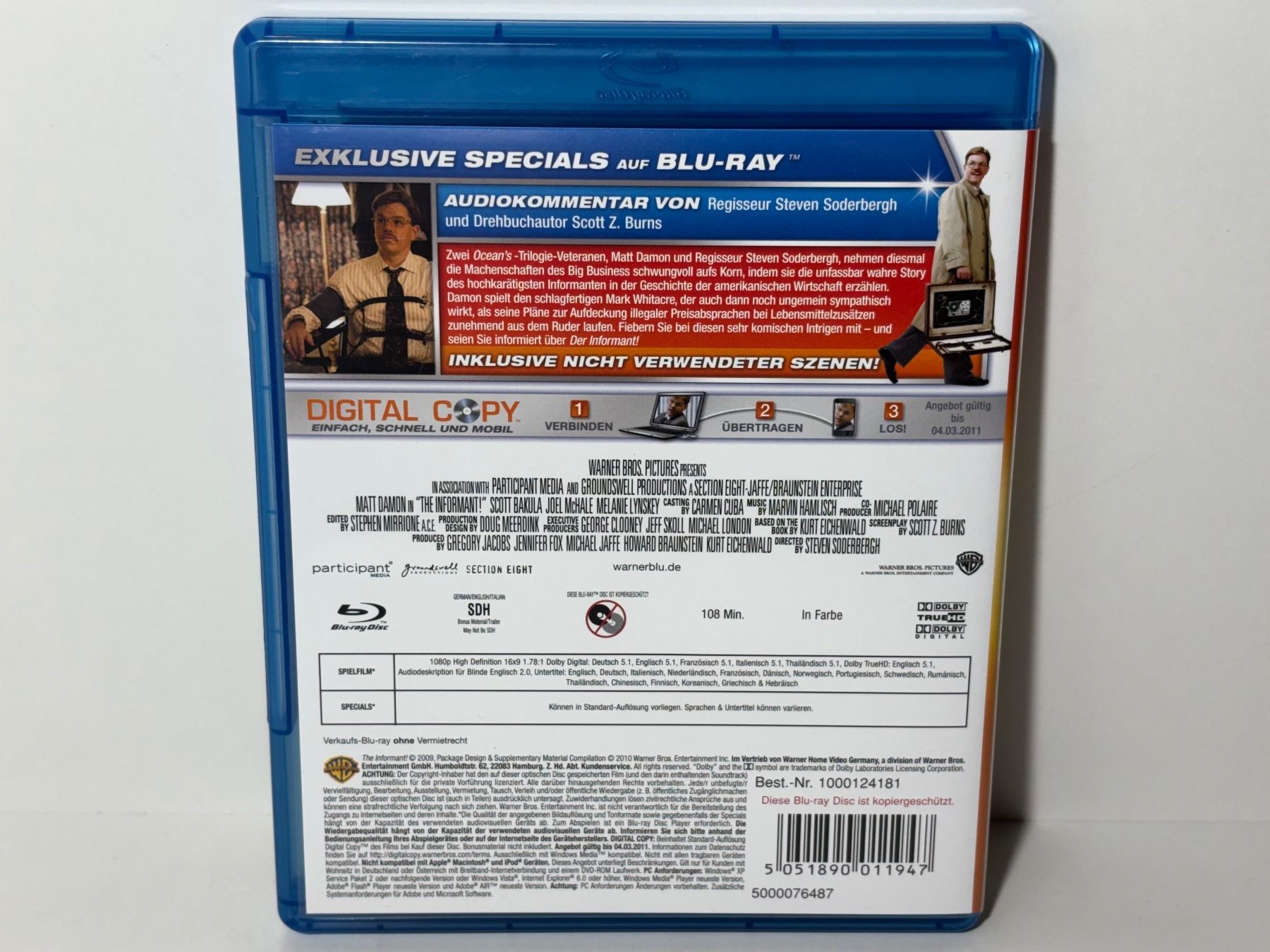 Tous les DVDs: Der Informant Blu Ray – D'occasion à Wilderswil par Sstriker 1