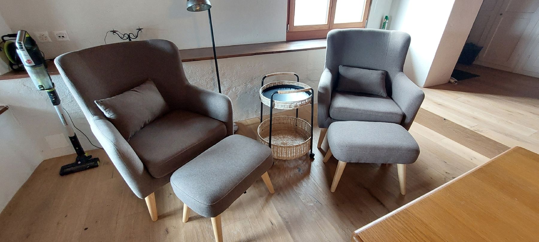 Fauteuils: 2 Sessel RIBOLT mit Hocker – D'occasion à Wil SG par bar_6dxz
