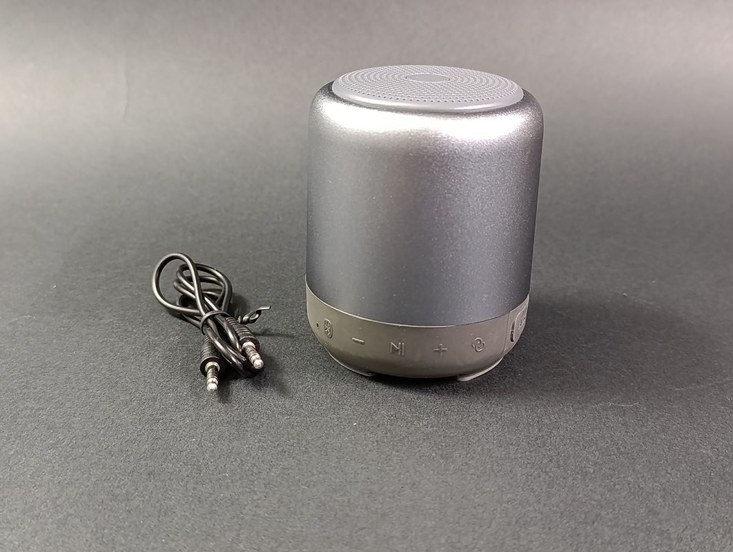 SilverCrest Haut-parleurs: SILVERCREST Enceinte Bluetooth grise – D'occasion à Thielle par Plusvalue_Neuchatel 1