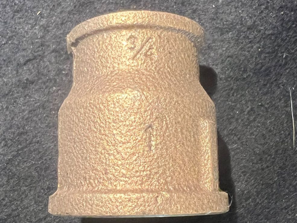Autres appareils pour le jardin: Reduktion 3/4 Zoll Messing Gewindefitting neu – Neuf (Voir description) à Niederrohrdorf par ledergerber